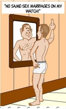 george w. bush cartoon